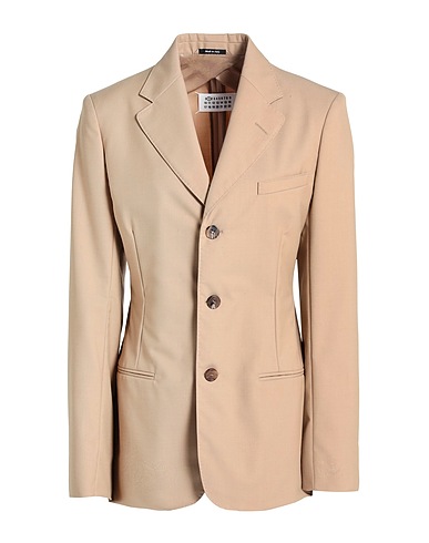 MAISON MARGIELA Blazer Beige 70% Polyester, 30% Wool