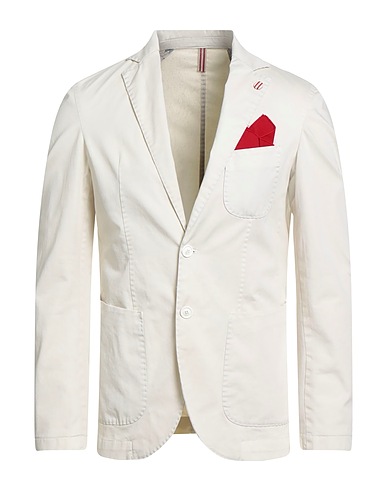 OUTFIT Blazer Beige 98% Cotton, 2% Elastane