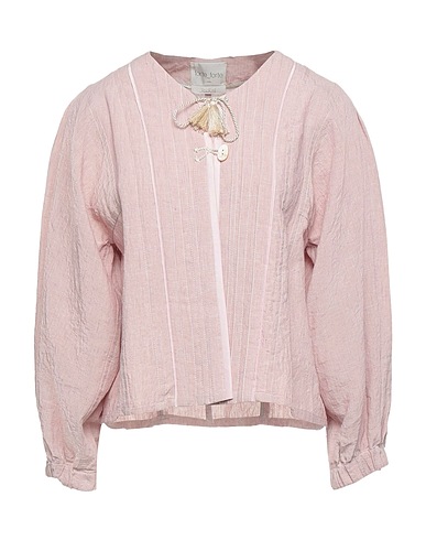 FORTE_FORTE Jacket Pink 66% Linen, 34% Viscose, Silk