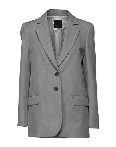 PINKO Blazer Grey 48% Cotton, 30% Viscose, 22% Wool