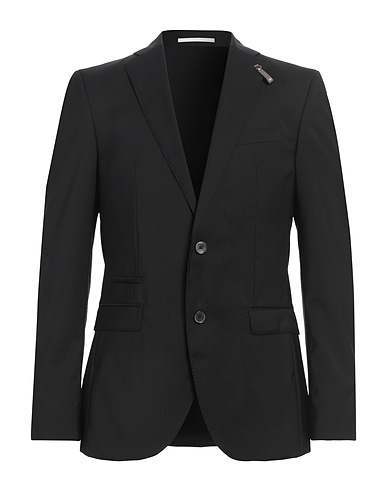 BALDESSARINI Blazer Black 100% Virgin Wool