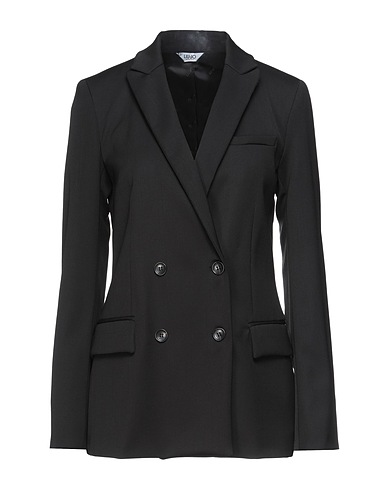 LIU •JO Blazer Black 54% Polyester, 44% Wool, 2% Elastane