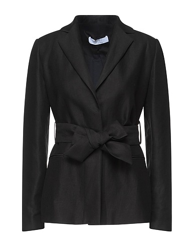 KAOS Blazer Black 55% Linen, 45% Cotton