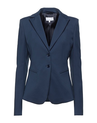 PATRIZIA PEPE Blazer Midnight blue 48% Cotton, 45% Polyamide, 7% Elastane
