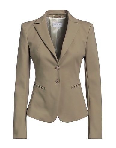 PATRIZIA PEPE Giacca Khaki 48% Cotone, 45% Poliammide, 7% Elastan