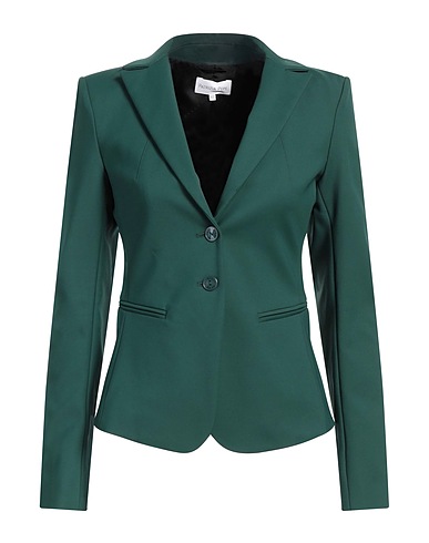 PATRIZIA PEPE Jackett Dunkelgrün 48% Baumwolle, 45% Polyamid, 7% Elastan