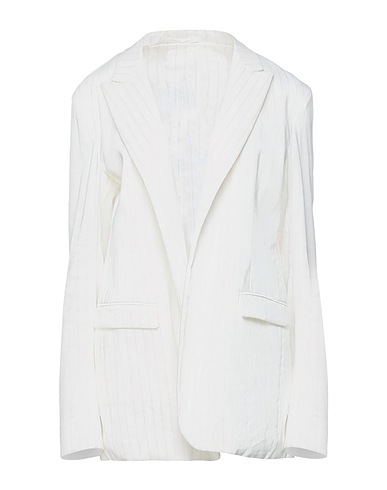 ELEVENTY Blazer White 59% Linen, 36% Viscose, 3% Elastane, 2% Polyester