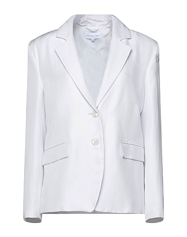 PATRIZIA PEPE Blazer Light grey 67% Viscose, 33% Linen