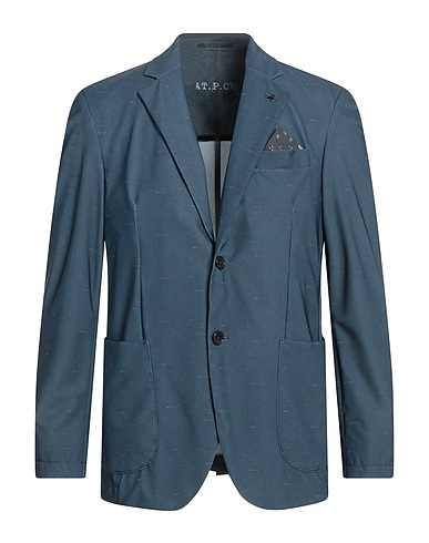 AT.P.CO Blazer Navy blue 76% Polyester, 24% Elastane
