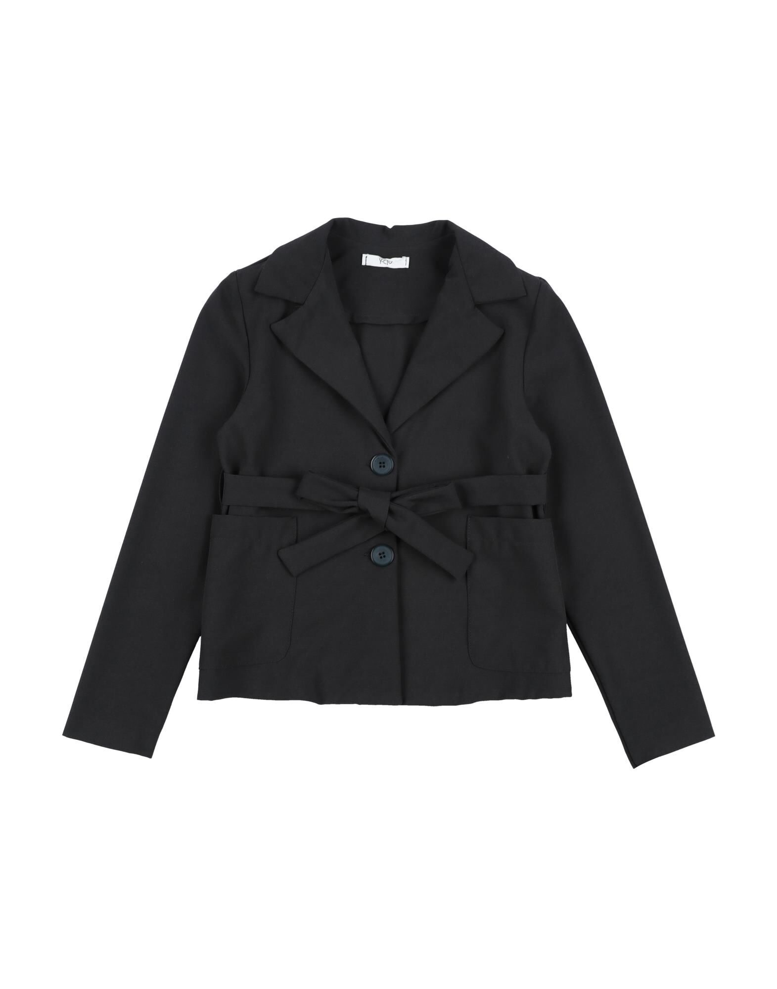black polyester blazer