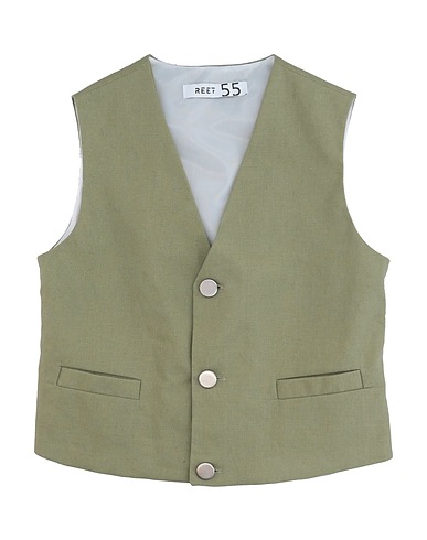 REEF 55 Panciotto Verde militare 70% Lino, 30% Cotone