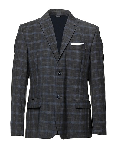 GREY DANIELE ALESSANDRINI Blazer Grey 70% Polyester, 30% Viscose