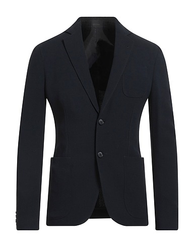 GIORGIO ARMANI Blazer Midnight blue 50% Virgin Wool, 50% Viscose