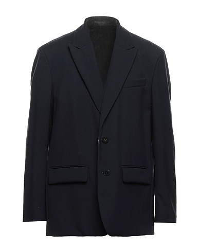 VALENTINO GARAVANI Blazer Midnight blue 100% Virgin Wool, Cotton, Polyester, Viscose