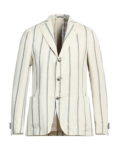 LARDINI Blazer Beige 100% Linen