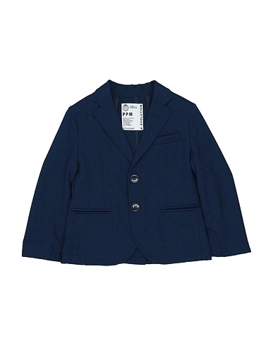 PAOLO PECORA Blazer Blu notte 68% Poliestere, 29% Viscosa, 2% Poliammide, 1% Elastan