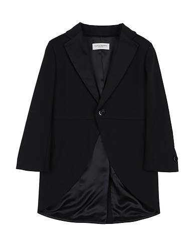 PAOLO PECORA Blazer Black 53% Cotton, 42% Polyamide, 5% Elastane