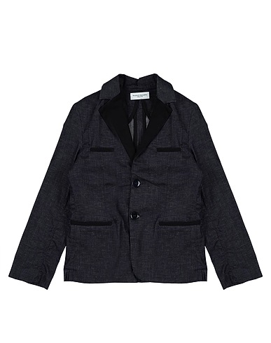 PAOLO PECORA Blazer Blue 80% Cotton, 18% Linen, 2% Elastane