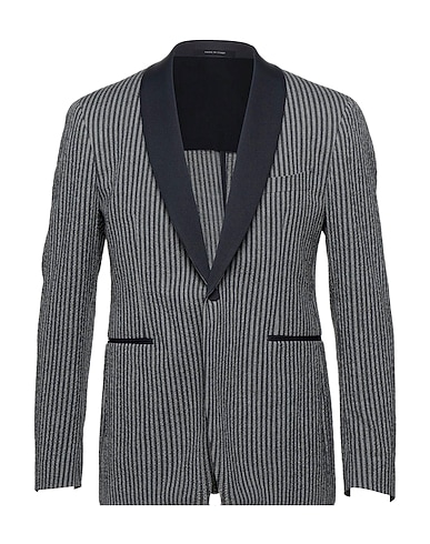TAGLIATORE Blazer Grey 96% Cotton, 3% Elastane, 1% Polyamide
