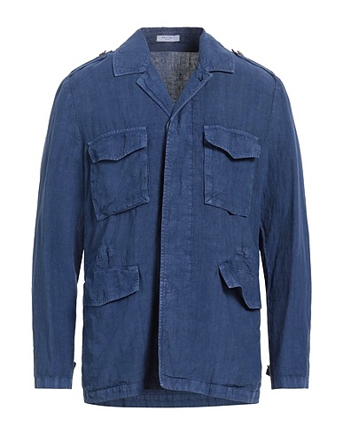 BOGLIOLI Jacket Navy blue 100% Linen
