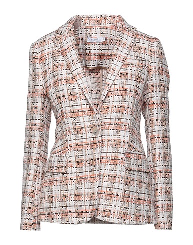 BARBA Napoli Blazer Beige 56% Cotton, 28% Silk, 16% Polyamide