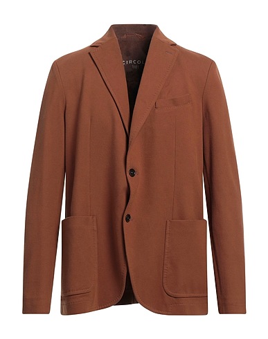 CIRCOLO 1901 Blazer Chocolate brown 98% Cotton, 2% Elastane