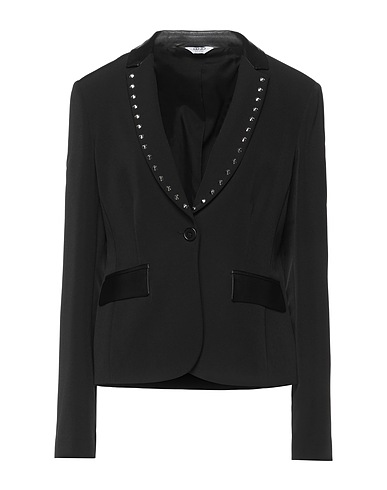 LIU •JO Blazer Black 88% Polyester, 12% Elastane, Viscose, Polyurethane resin