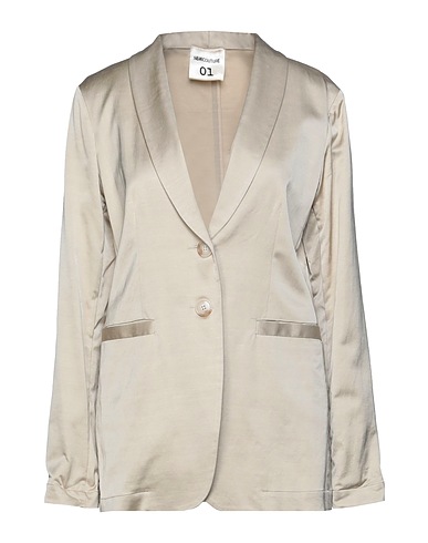 SEMICOUTURE Blazer Beige 75% Viscose, 21% Cotton, 2% Silk, 2% Elastane