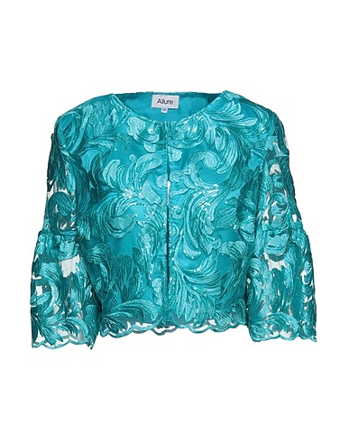 ALLURE Blazer Turquoise 100% Polyester