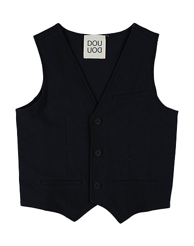 DOUUOD Waistcoat Charcoal 96% Cotton, 4% Elastane