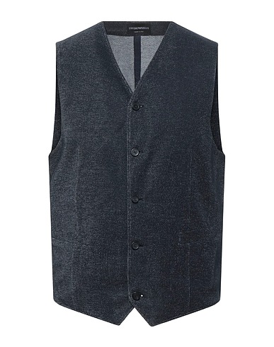 EMPORIO ARMANI Panciotto Blu notte 100% Cotone