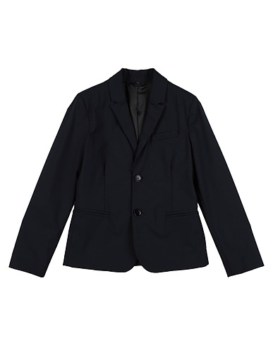 EMPORIO ARMANI Blazer Blu notte 64% Poliestere, 33% Viscosa, 3% Elastan