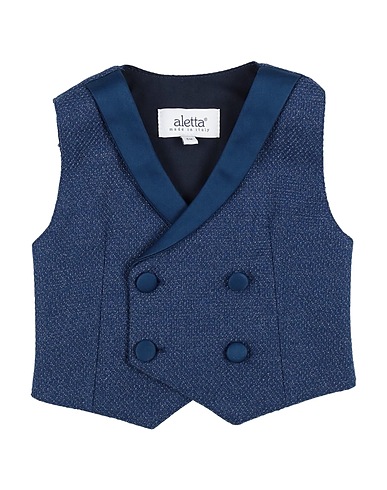 ALETTA Suit vest Midnight blue 97% Cotton, 3% Elastane