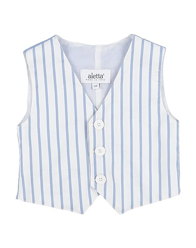ALETTA Waistcoat Slate blue 40% Viscose, 35% Polyester, 20% Polyamide, 5% Elastane