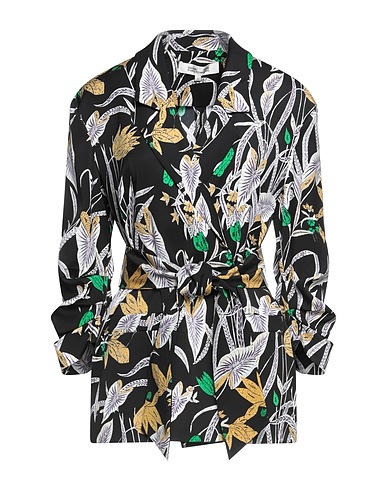 DIANE VON FURSTENBERG Blazer Black 76% Viscose, 21% Silk, 3% Elastane