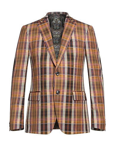 ETRO テーラードジャケット キャメル ウール 100%