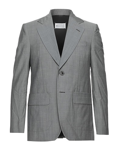 MAISON MARGIELA Blazers Grau 84% Schurwolle, 16% Mohairwolle