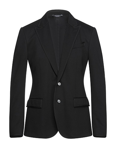 DOLCE&GABBANA Blazer Black 68% Viscose, 25% Polyamide, 7% Elastane