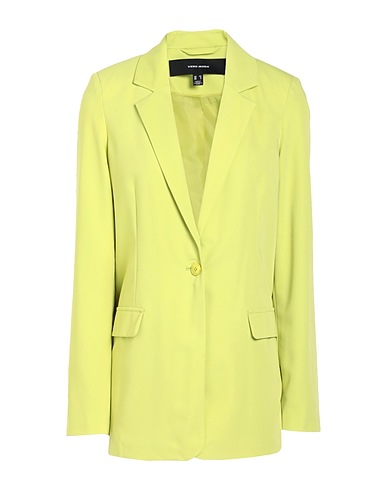 VERO MODA Blazer Lime green 78% Polyester, 18% Viscose, 4% Elastane