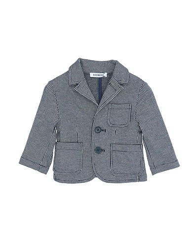 BIKKEMBERGS Blazer Midnight blue 95% Cotton, 5% Elastane