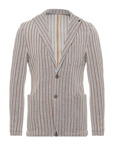 BARBATI Blazer Brown 55% Cotton, 26% Polyester, 13% Acrylic, 6% Other Fibres