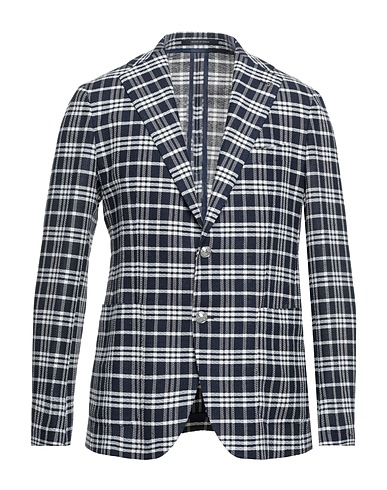 TAGLIATORE Blazer Midnight blue 72% Cotton, 28% Linen