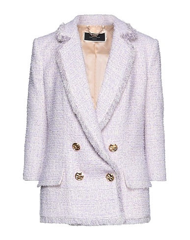 ELISABETTA FRANCHI Giacca Malva 76% Cotone, 23% Fibre sintetiche, 1% Altre Fibre