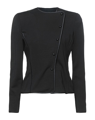 GIORGIO ARMANI テーラードジャケット ブラック レーヨン 87% / ナイロン 9% / ポリウレタン 4% / ポリエステル