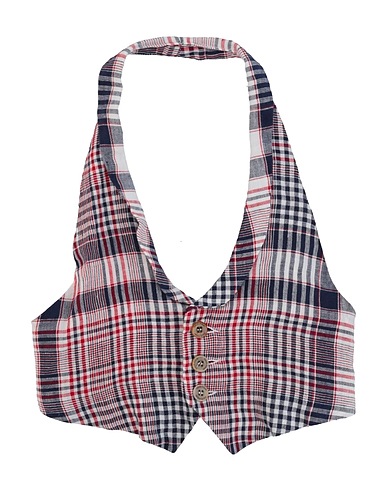 HITCH-HIKER Panciotto Rosso 100% Lino