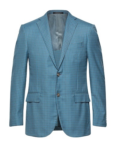 CORNELIANI Blazer Azure 75% Virgin Wool, 25% Silk
