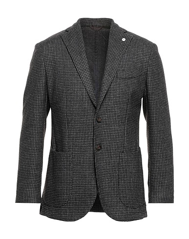 L.B.M. 1911 Blazer Black 58% Wool, 37% Polyester, 5% Polyamide