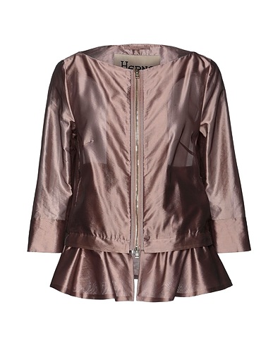 HERNO Blazer Light brown 71% Polyester, 29% Silk, Cotton, Acetate