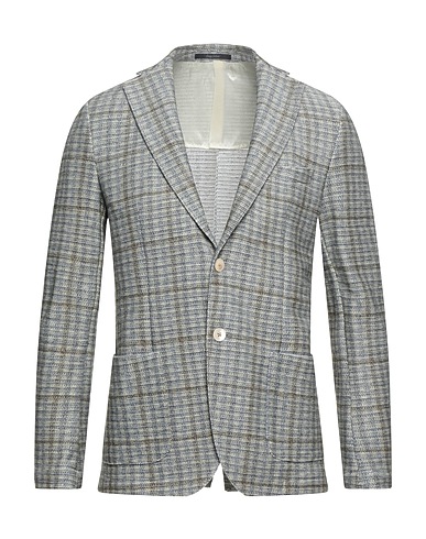 PAOLONI Blazer Grey 80% Cotton, 20% Polyester