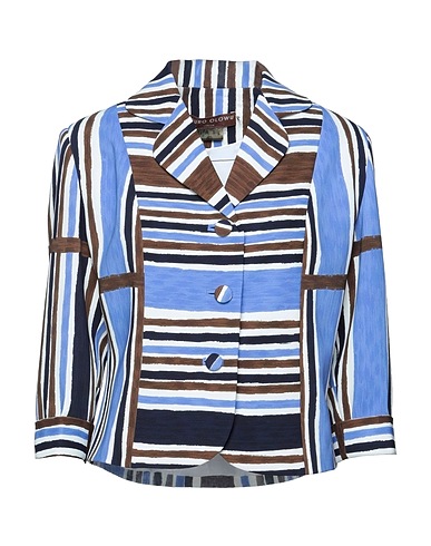DURO OLOWU Giacca Azzurro Seta, Rayon